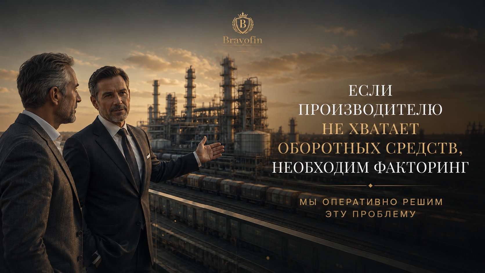 Если производителю не хватает оборотных средств — необходим факторинг. BravoFin